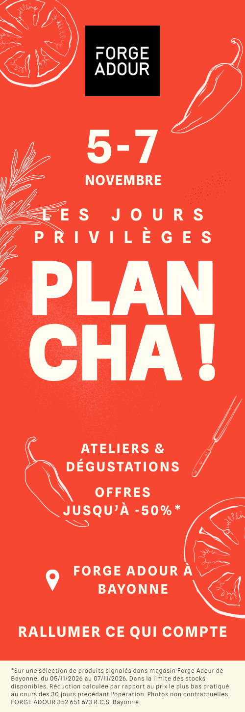 Affiche des Jours Privilèges Forge Adour Shop